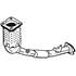 1 catalyseur Bosal 099540