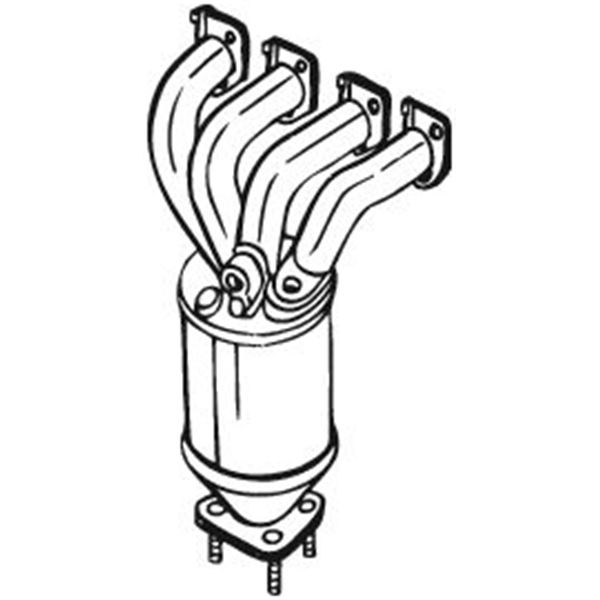 1 catalyseur Bosal 099636