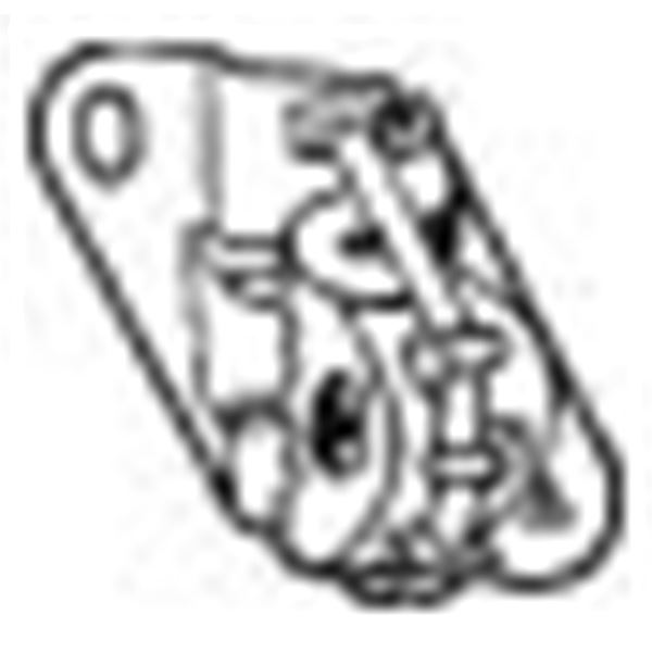 1 silentbloc d'échappement Bosal 255172