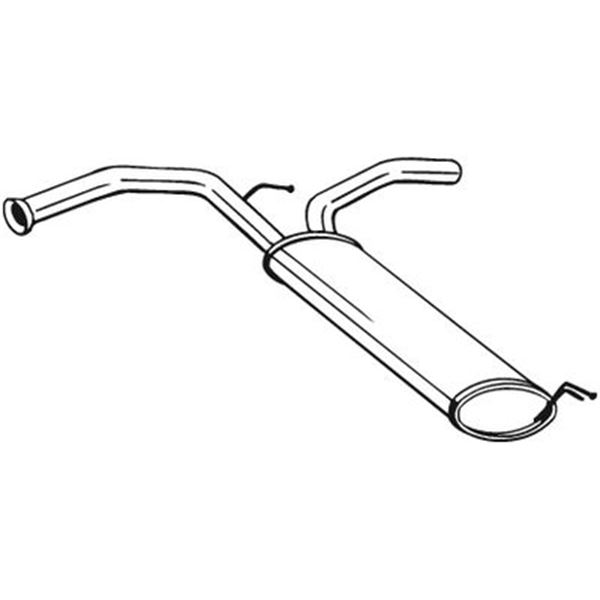 1 silencieux d'échappement arrière Bosal 135723