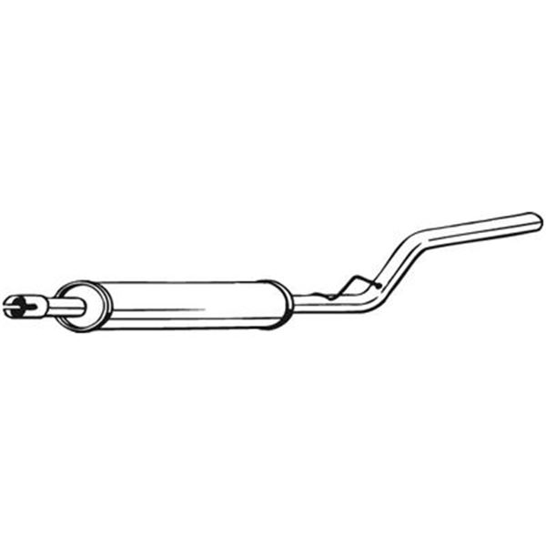 1 silencieux d'échappement intermédiaire Bosal 278315