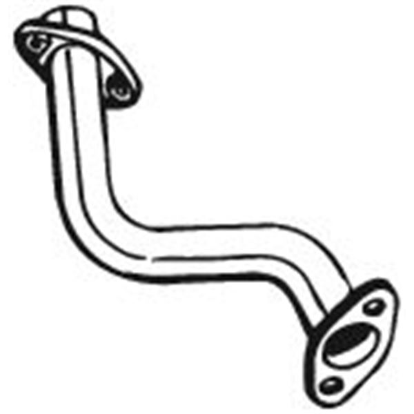1 tuyau d'échappement Bosal 713071