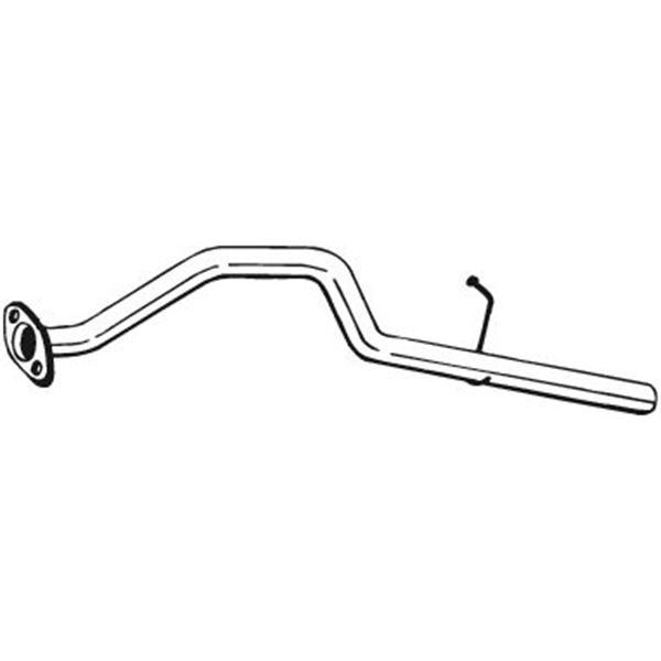 1 tuyau d'échappement Bosal 751383