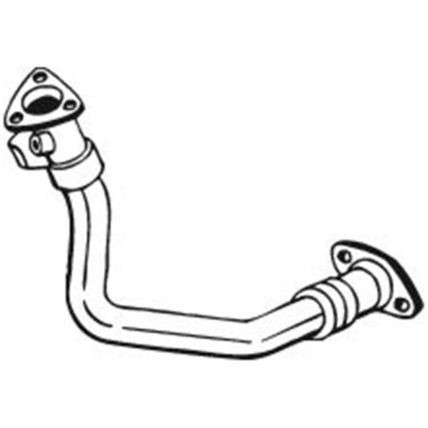 1 tuyau d'échappement Bosal 801125