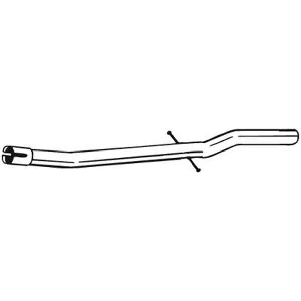 1 tuyau d'échappement Bosal 889539