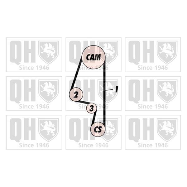 1 kit de distribution Quinton Hazell QBK129