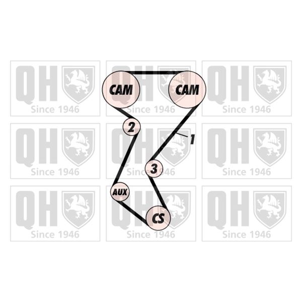1 kit de distribution Quinton Hazell QBK248