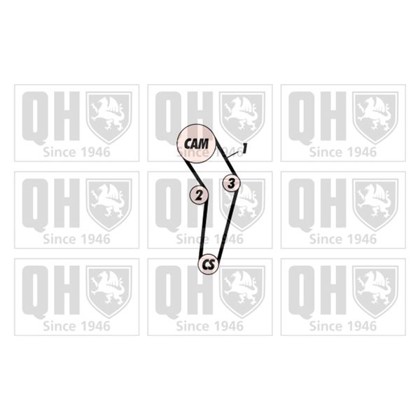 1 kit de distribution Quinton Hazell QBK286