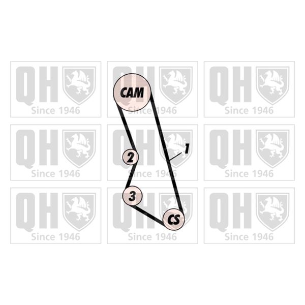 1 kit de distribution Quinton Hazell QBK324