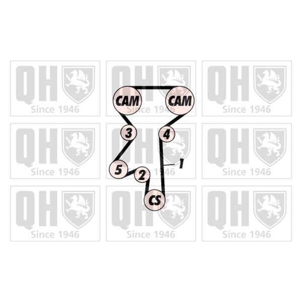 1 kit de distribution Quinton Hazell QBK335