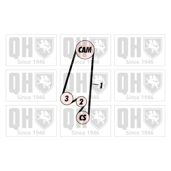 1 kit de distribution Quinton Hazell QBK339