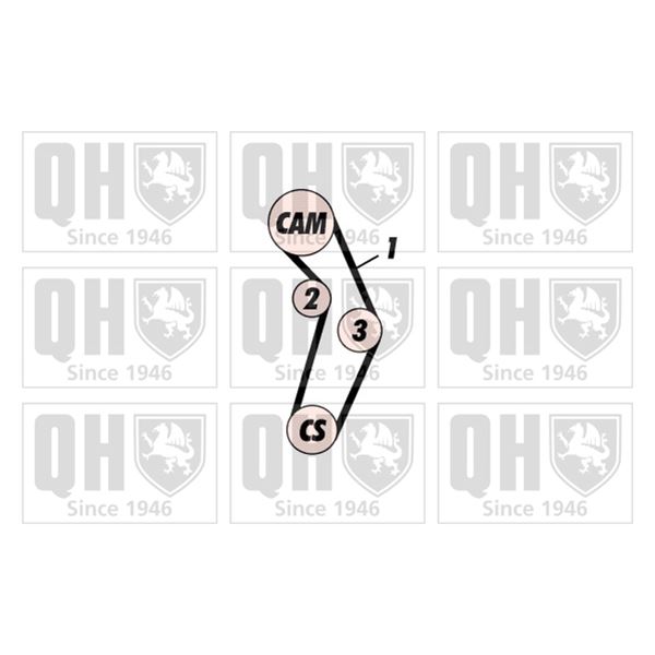 1 kit de distribution Quinton Hazell QBK526