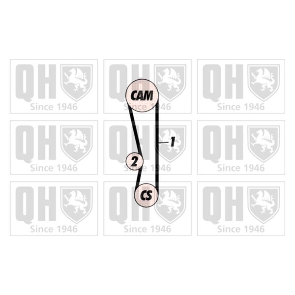 1 kit de distribution Quinton Hazell QBK542