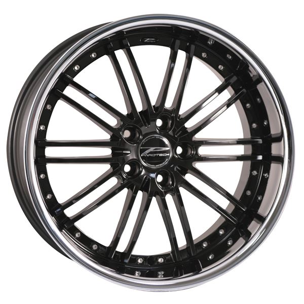 Jante aluminium Parotech 22 pouces Black Bord Inox