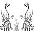 Décor transférable Spring Flowers vert