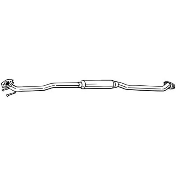 1 silencieux d'échappement intermédiaire Bosal 286495