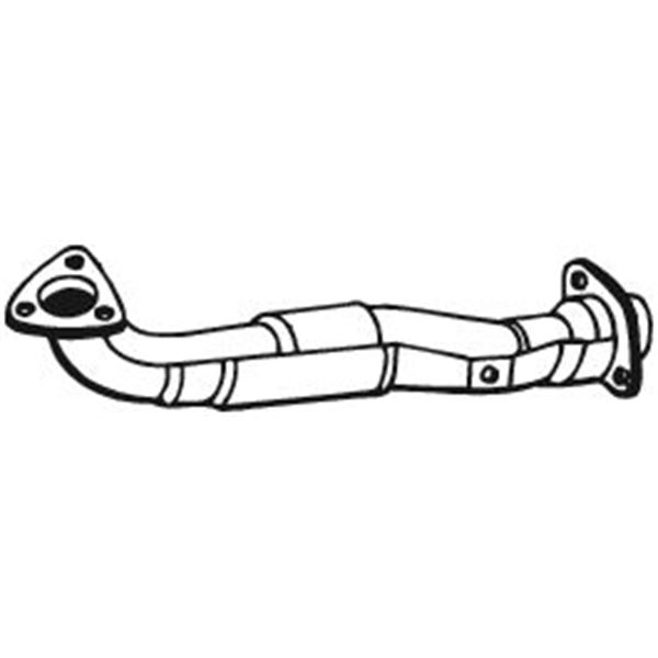 1 tuyau d'échappement Bosal 750069