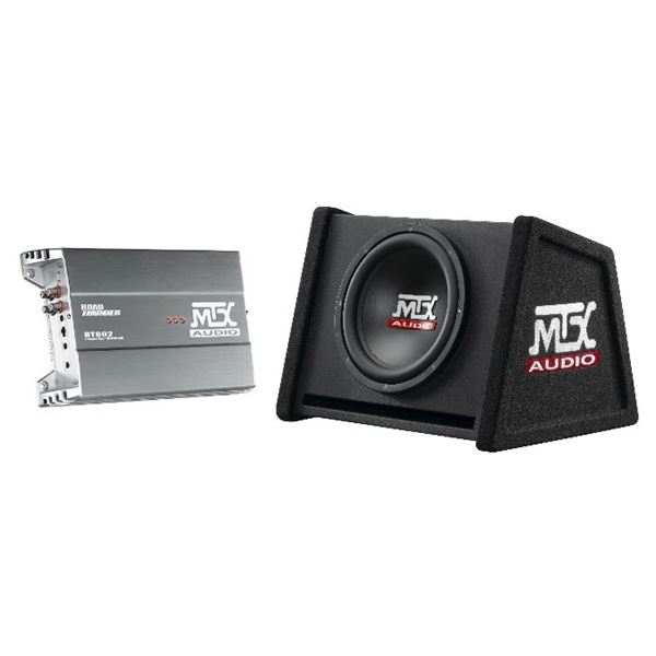 MTX RTP2000 - Pack Bass ampli RT602 + caisson Ø30cm reflex RT12AV
