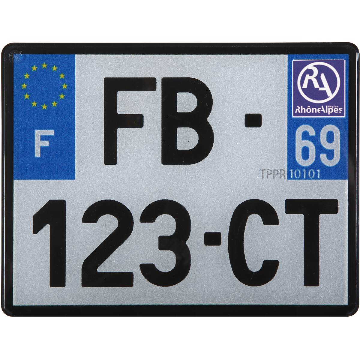 Plaque Immatriculation Moto Alu 170 X 130 Mm Département 39