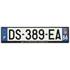 Plaque immatriculation alu basic 520 x 120 mm département 84