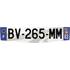 Plaque immatriculation alu Premium 520 x 120 mm département 83