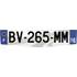 Plaque immatriculation alu Premium 520 x 120 mm département 976