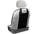 Jeu de housses 5 places SPC noires