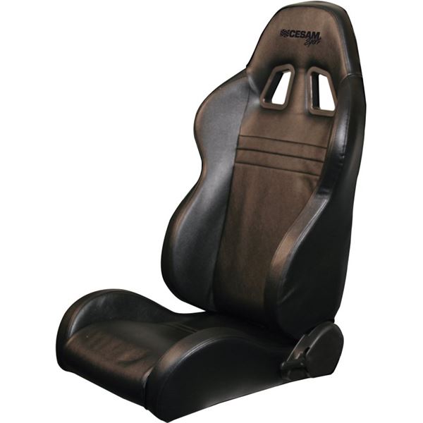 Siège baquet côté Gauche rabattable look cuir Cesam Sport Milano