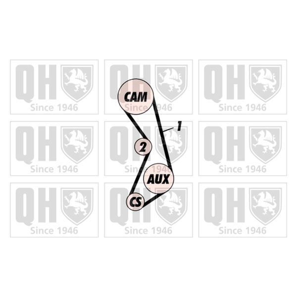 1 kit de distribution Quinton Hazell QBK167