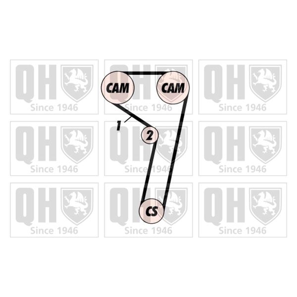 1 kit de distribution Quinton Hazell QBK314