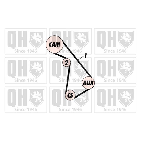 1 kit de distribution Quinton Hazell QBK356