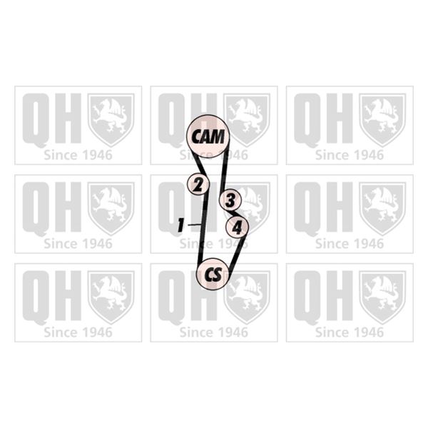 1 kit de distribution Quinton Hazell QBK405