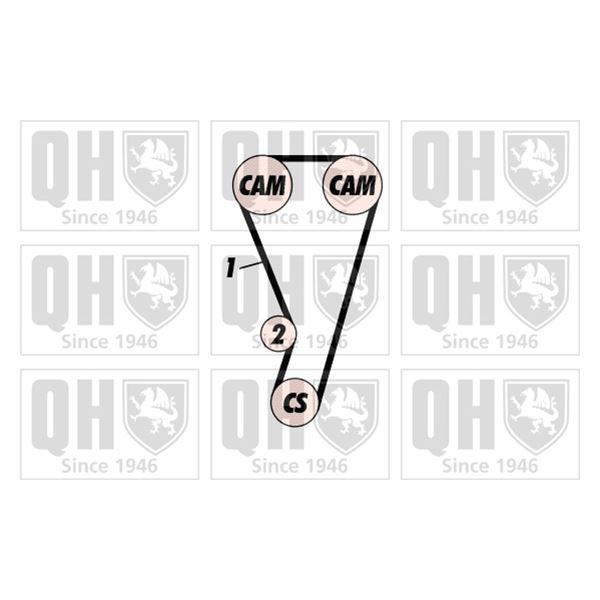 1 kit de distribution Quinton Hazell QBK426