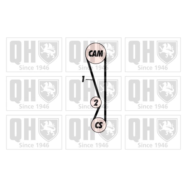 1 kit de distribution Quinton Hazell QBK432