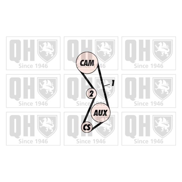 1 kit de distribution Quinton Hazell QBK447