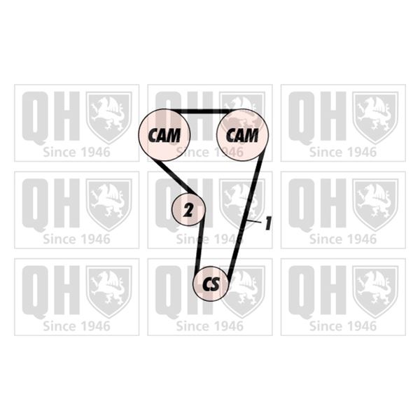 1 kit de distribution Quinton Hazell QBK463