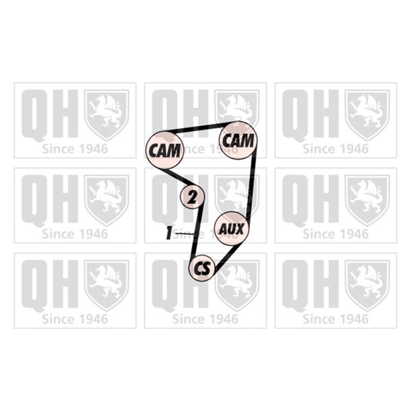 1 kit de distribution Quinton Hazell QBK472