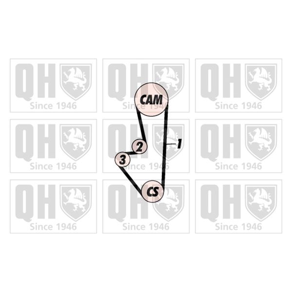 1 kit de distribution Quinton Hazell QBK486