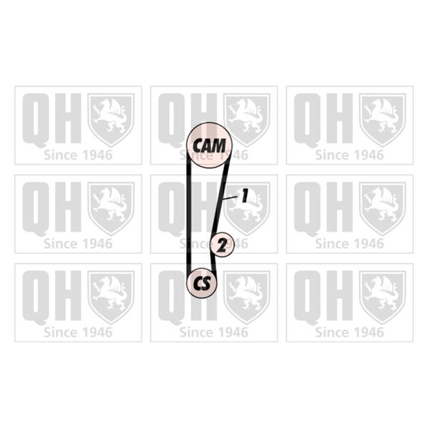 1 kit de distribution Quinton Hazell QBK490