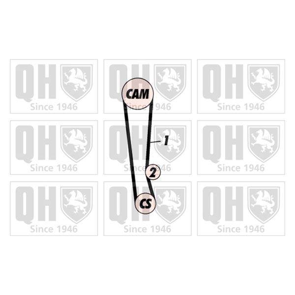 1 kit de distribution Quinton Hazell QBK494