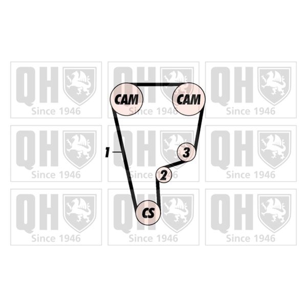 1 kit de distribution Quinton Hazell QBK500