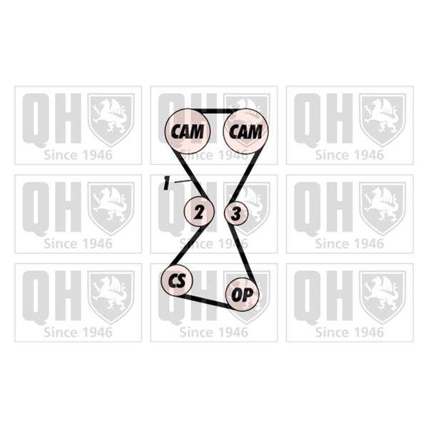 1 kit de distribution Quinton Hazell QBK527