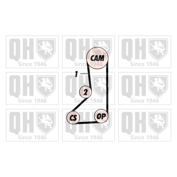 1 kit de distribution Quinton Hazell QBK533