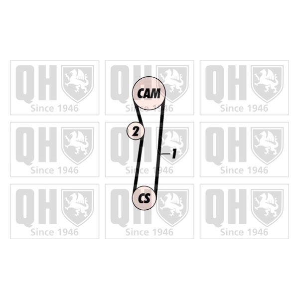 1 kit de distribution Quinton Hazell QBK540