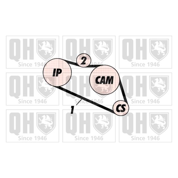 1 kit de distribution Quinton Hazell QBK545