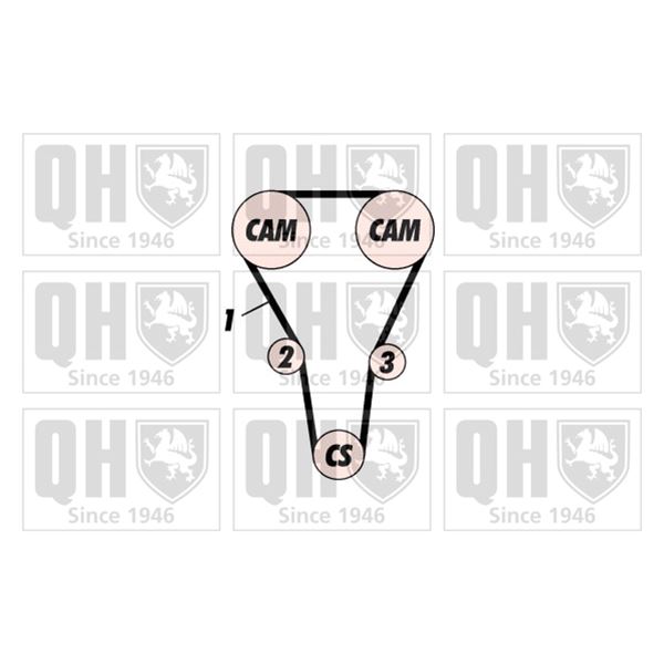 1 kit de distribution Quinton Hazell QBK726