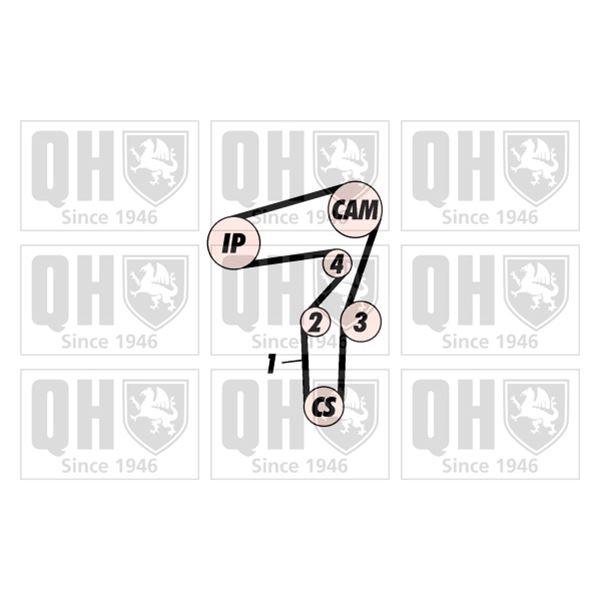 1 kit de distribution Quinton Hazell QBK794