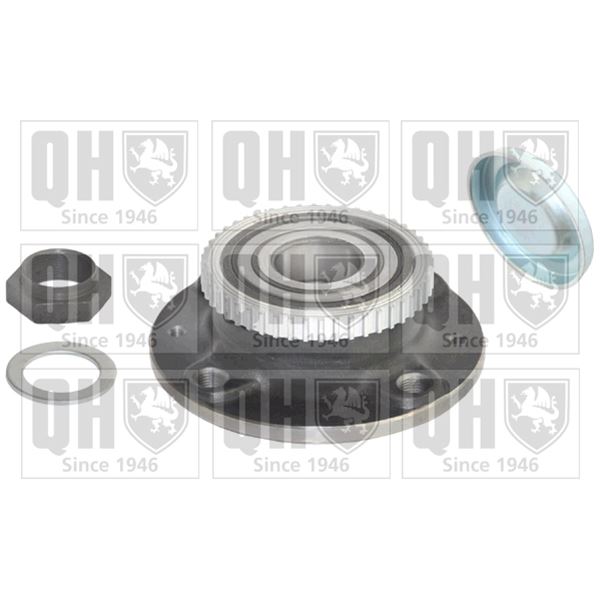 1 kit de roulement de roue arrière Quinton Hazell QWB1050