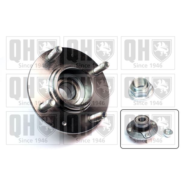 1 kit de roulement de roue arrière Quinton Hazell QWB1081