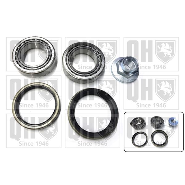 1 kit de roulement de roue avant Quinton Hazell QWB1130